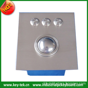 IP65 Dynamic Rated Vandal Proof Stainless Steel 38.0mm Trackball